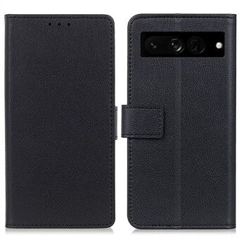 Voor Google Pixel 7 Pro PU Leren Flip Beschermhoes met Stand Design, Volledige Lichaamsbescherming en Portemonnee Cover.
