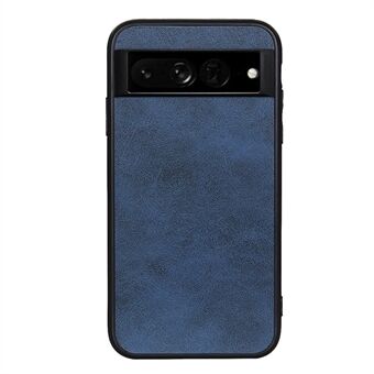 Voor de Google Pixel 7 Pro Precise Cutout Textured PU Leather Mobiele Telefoonhoes Hybride TPU + PC Schaal.