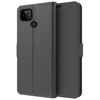 Voor Google Pixel 5 PU-lederen Flip Folio Telefoonhoesje met innerlijke TPU Magneet Telefoonhoesje met standaard en kaartsleuf.