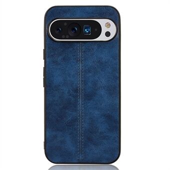 Voor Google Pixel 9 Pro XL Case Leder+TPU+PC Telefoonhoesje met Stiklijn.