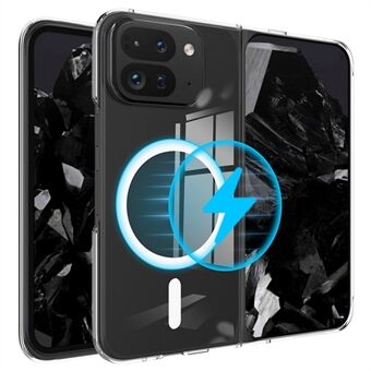 Voor de Google Pixel Fold 2 Magnetische Hoes TPU+Acryl Beschermhoes voor telefoon