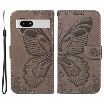 Voor Google Pixel 7a hoesje Swallowtail vlinder portemonnee PU lederen telefoonhoes