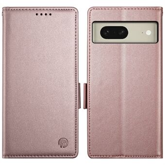 DF-010 Voor Google Pixel 8 Hoesje met zijklemmen van PU leer, volledige bescherming voor telefoonhoesje.