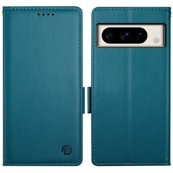 DF-010 Voor Google Pixel 8 Pro Telefoonhoesje met Zijmagnetische Sluitingen en Leren Stand Functie