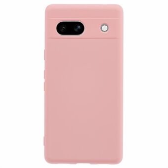 Voor Google Pixel 7a hoesje 2,0 mm TPU anti-kras telefoonhoesje glad gebogen rand.