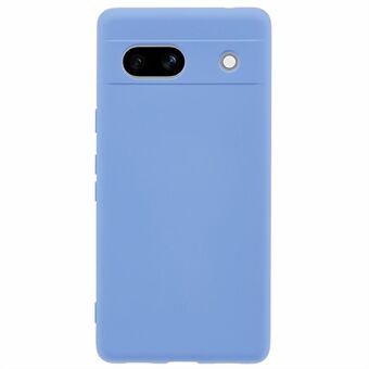 Voor Google Pixel 7a Hoesje 2.0mm TPU Anti-Kras Telefoonhoesje Gladde Gebogen Rand