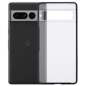 X-LEVEL voor Google Pixel 7 Pro 5G Matzwart hoesje Schokbestendige PC+TPU telefoonhoes - Zwart