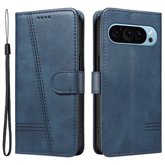 Voor Google Pixel 9 hoesje Leren Boek Flip Telefoonhoesje Portemonnee Standweergave