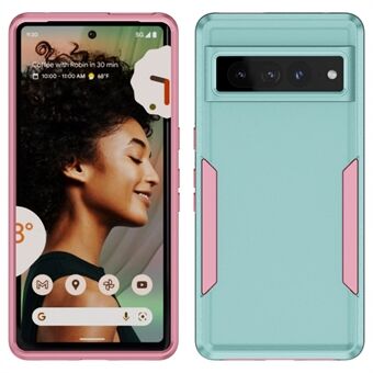 Voor Google Pixel 7 Pro Telefoonhoesje PC + TPU Dubbele Laag Schokbestendige Cover Achterbeschermer Anti-val Telefoonhoesje