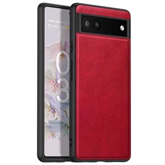 Voor de Google Pixel 6a Retro Telefoonhoesje met Multi-laag Bescherming TPU+PC+PU Leren Slijtvaste Telefoonhoesje