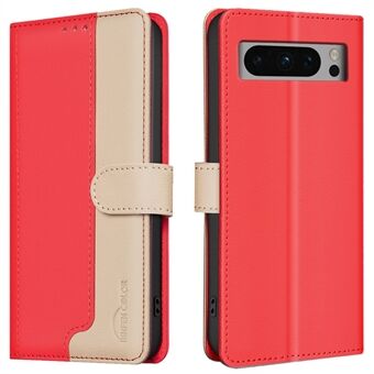 BINFEN COLOR BF33 Voor Google Pixel 8 Pro Hoesje Wallet PU Leer RFID Blokkerende Telefoonhoes