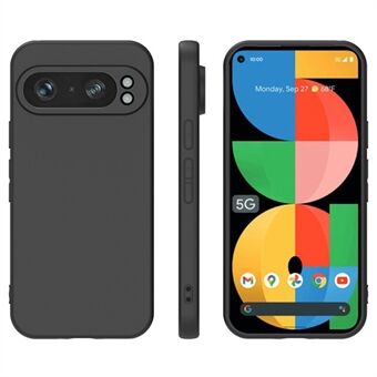 Voor Google Pixel 9 Pro XL Hoesje Zachte TPU Beschermende Telefoonhoes met Matte Afwerking