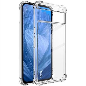 IMAK Voor Google Pixel 8 Pro Hoes Anti-val Bescherming PC+TPU Transparante Telefoonhoes