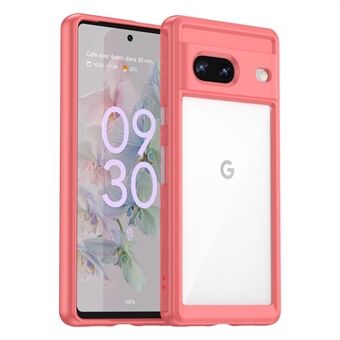 Voor de Google Pixel 7 5G Stijlvolle TPU + Acryl Telefoonbeschermhoes Anti-kras Achtercover.