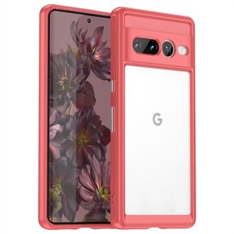 Voor Google Pixel 7 Pro TPU + Acryl Telefoonhoesje met valbescherming en schokbestendige achterkant.