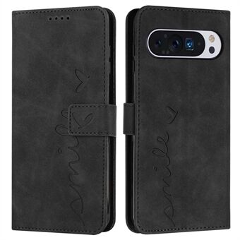 Voor Google Pixel 9 Pro XL Hoesje met Staande Kijkfunctie PU Lederen Telefoonhoesje met Bedrukt Patroon