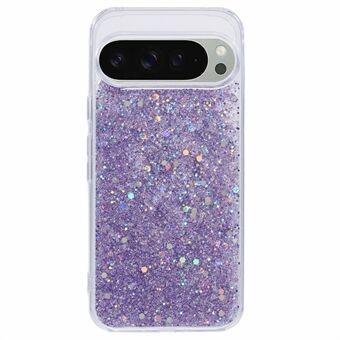 Voor Google Pixel 9 / 9 Pro Hoesje Glitter Ontwerp Anti-Val Zachte TPU Telefoonhoes