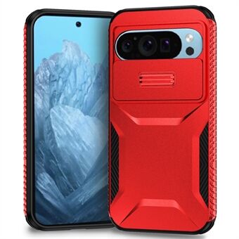 Voor Google Pixel 9 / 9 Pro Hoes PC+TPU Telefoonhoes met Schuivende Camerabescherming