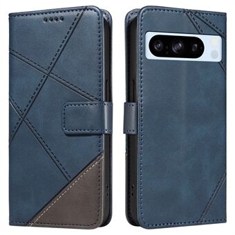 Voor Google Pixel 8 Pro Hoes Lijnenpatroon PU Leren Portemonnee Folio Telefoonhoesje