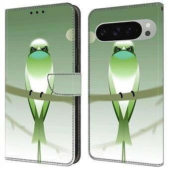 Voor Google Pixel 9 / 9 Pro Hoesje PU Leren Portemonnee Telefoonhoes met Standaard