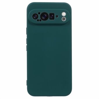 Voor Google Pixel 9 Pro Hoes TPU Achterkant Zacht Anti-Kras Vezelvoering Telefoonhoesje