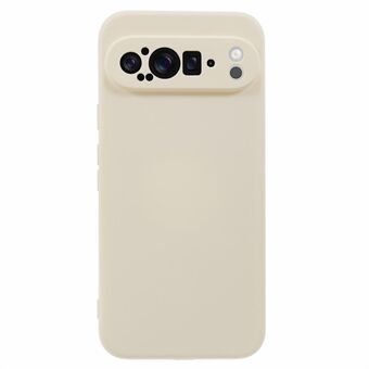 Voor Google Pixel 9 Pro XL Hoes TPU Achterkant Zacht Anti-Kras Vezelvoering Telefoonhoesje