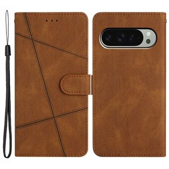 Voor Google Pixel 9 / 9 Pro Hoesje Crazy Horse Texture PU Lederen Portemonnee Stand Telefoonhoes