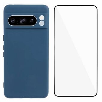 WANLONFENG RB2-serie voor Google Pixel 8 Pro-hoes TPU-telefoonhoes met screenprotector