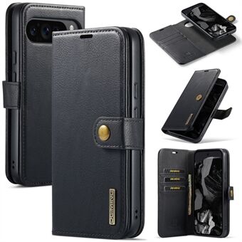 DG.MING voor Google Pixel 9 Pro XL Hoesje Afneembare Split Leren Telefoonhoes