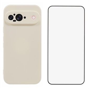 WANLONFENG RB2-serie voor Google Pixel 9-hoes TPU telefoonhoes met schermbeschermer