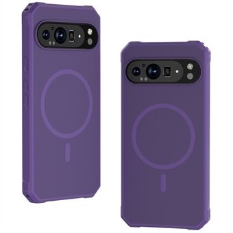 Voor Google Pixel 9 / 9 Pro Hoesje Compatibel met MagSafe Beschermende TPU+PC Hybride Telefoonhoes