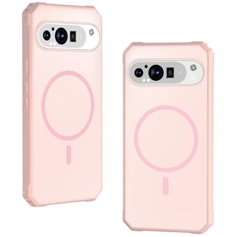 Voor Google Pixel 9 / 9 Pro Hoes Compatibel met MagSafe Beschermende TPU+PC Hybride Telefoonhoes