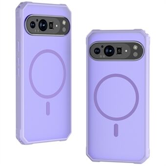 Voor Google Pixel 9 / 9 Pro Hoes Compatibel met MagSafe Beschermende TPU+PC Hybride Telefoonhoesje