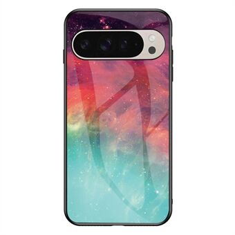 Voor Google Pixel 9 / Pixel 9 Pro Hoesje Sterrenhemelpatroon Geharde Glazen Telefoonhoes