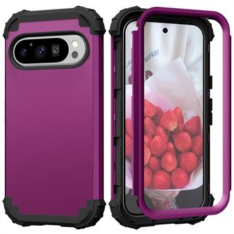 L-Stijl Hoesje Voor Google Pixel 9 Pro Schokbestendige PC + Siliconen Telefoon Achterkant Cover