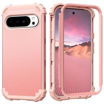 L-Stijl Voor Google Pixel 9 Pro XL Hoes Schokbestendig PC + Silicone Telefoon Achterkant Hoes