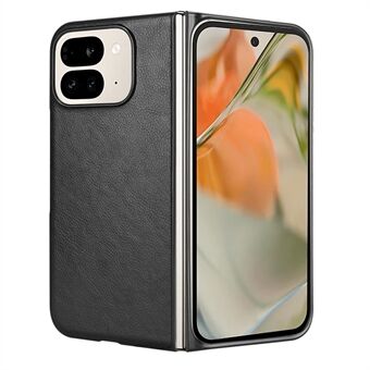 Voor Google Pixel 9 Pro Fold 5G Hoes Litchi Textuur PU Leer + PC Telefoon Cover