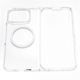 Voor Google Pixel 9 Pro Fold 5G Magnetische Hoes Anti-Kras Transparant PC Telefoonhoesje