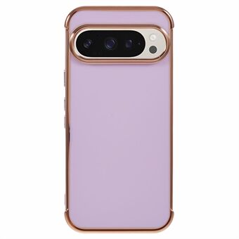 Voor Google Pixel 9 / Pixel 9 Pro Hoesje Met Electroplated Frame TPU Zachte Telefoonhoes