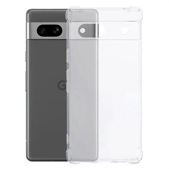 KALEBOL KLB-TPU005 Voor Google Pixel 7a Hoes 1,5mm TPU Transparante Anti-Val Telefoonhoes