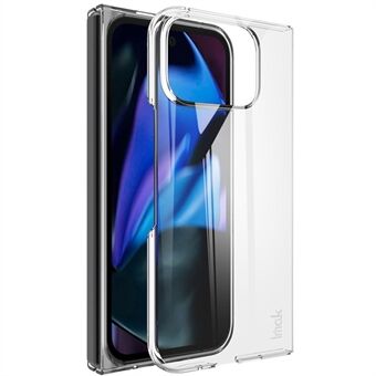 IMAK Crystal Case II Pro voor Google Pixel 9 Pro Fold 5G Hoes Transparante PC Telefoonhoes (Bovenste Hoes + Onderste Hoes)