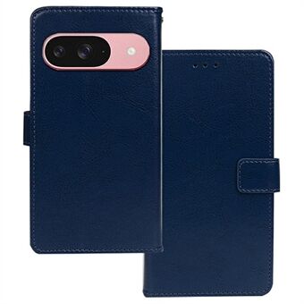 IDEWEI Voor Google Pixel 9 / 9 Pro Telefoonhoesje Kaartsleuven Leren Hoesje Crazy Horse Textuur