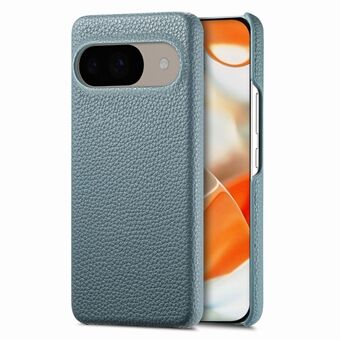 Voor Google Pixel 9 Pro / Pixel 9 Achterkant Case Litchi Textuur PU Leer PC Harde Hoes