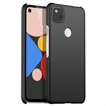 Voor de Google Pixel 4a telefoonhoesje van hard plastic, schokbestendig, in effen kleur en met een back case voor de mobiele telefoon.
