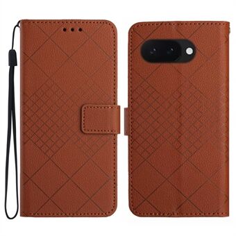 HT06 Voor Google Pixel 9a Portemonnee Telefoonhoes Afdruk PU Leren Flip Folio Cover