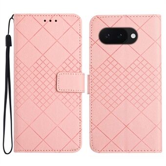 HT06 Voor Google Pixel 9a Portemonnee Telefoonhoesje Gedrukt PU Lederen Flip Folio Cover