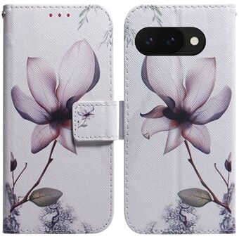 Voor Google Pixel 9a Portemonnee Hoesje Patroon Print Lederen Telefoonhoesje