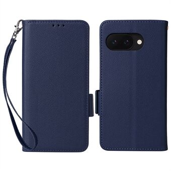 Voor Google Pixel 9a Hoesje Litchi Textuur PU Leren Wallet Flip Telefoonhoesje