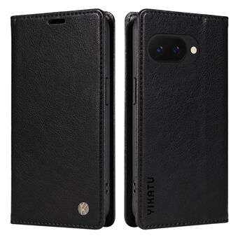 YIKATU YK-006 Voor Google Pixel 9a Hoes Magnetische Sluiting Leren Telefoonhoes Litchi Textuur