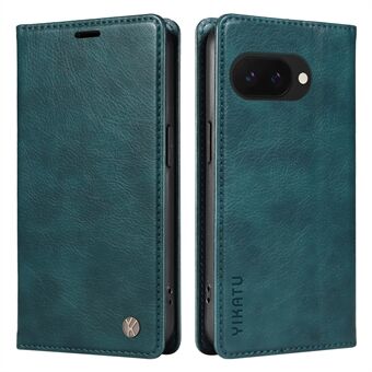 YIKATU YK-006 Voor Google Pixel 9a Hoes Magnetische Sluiting Leren Telefoonhoes Litchi Textuur